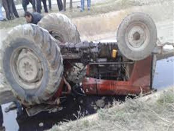 تراکتور فرسوده راننده اش را بکام مرگ فرستاد