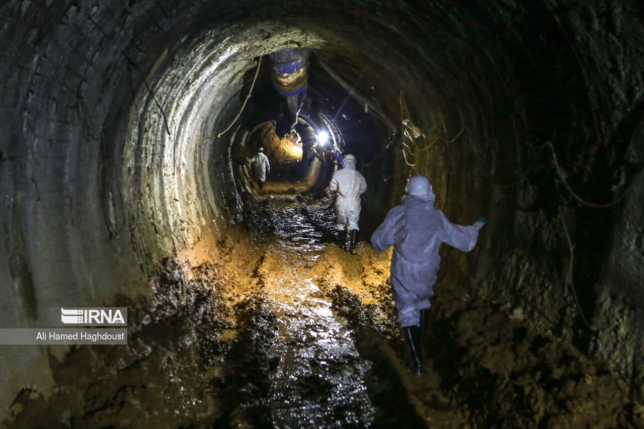 بازدید خبرنگاران از تونل ناتمام انرژی تبریز