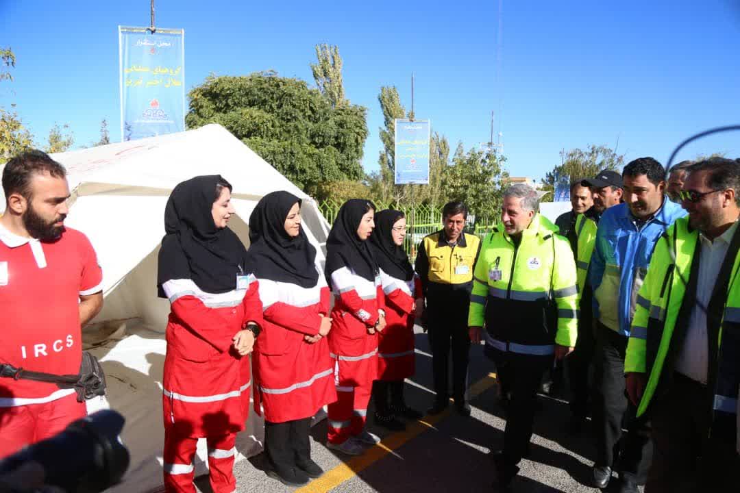رزمایش بزرگ گاز آذربایجان شرقی با موفقیت برگزار شد