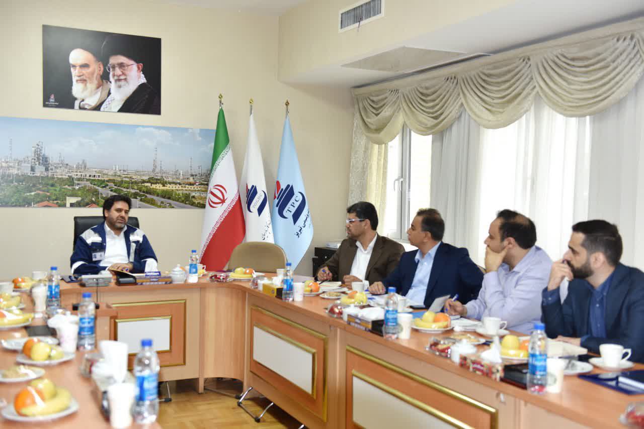 بازدید مشترک مدیران ارشد تاپیکو و گروه گسترش نفت و گاز پارسیان از پتروشیمی تبریز با هدف همافزایی و توسعه همکاریها
